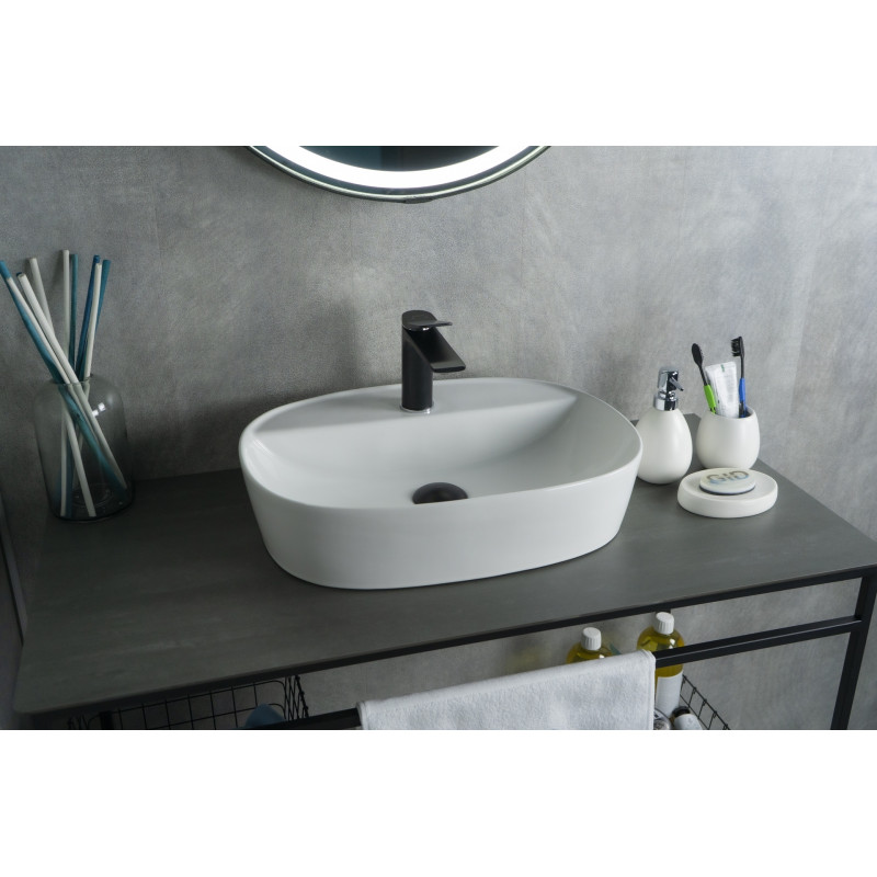 Раковина Gid N9045 51166 накладная белая 50x38x12