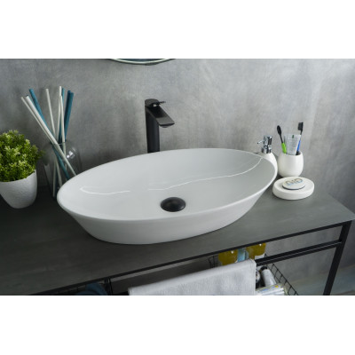 Раковина Gid N9397 51141 накладная белая 61x37x12