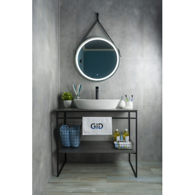 Раковина Gid N9397 51141 накладная белая 61x37x12