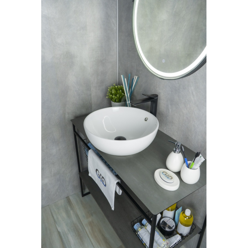Раковина Gid N9003a 51103 накладная белая 43x43x17.5