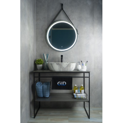 Раковина Gid K397G125 54402 накладная под камень глянцевая 50x40x14