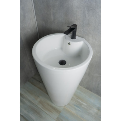 Раковина Gid Nb136 81105 накладная белая 50x53x80
