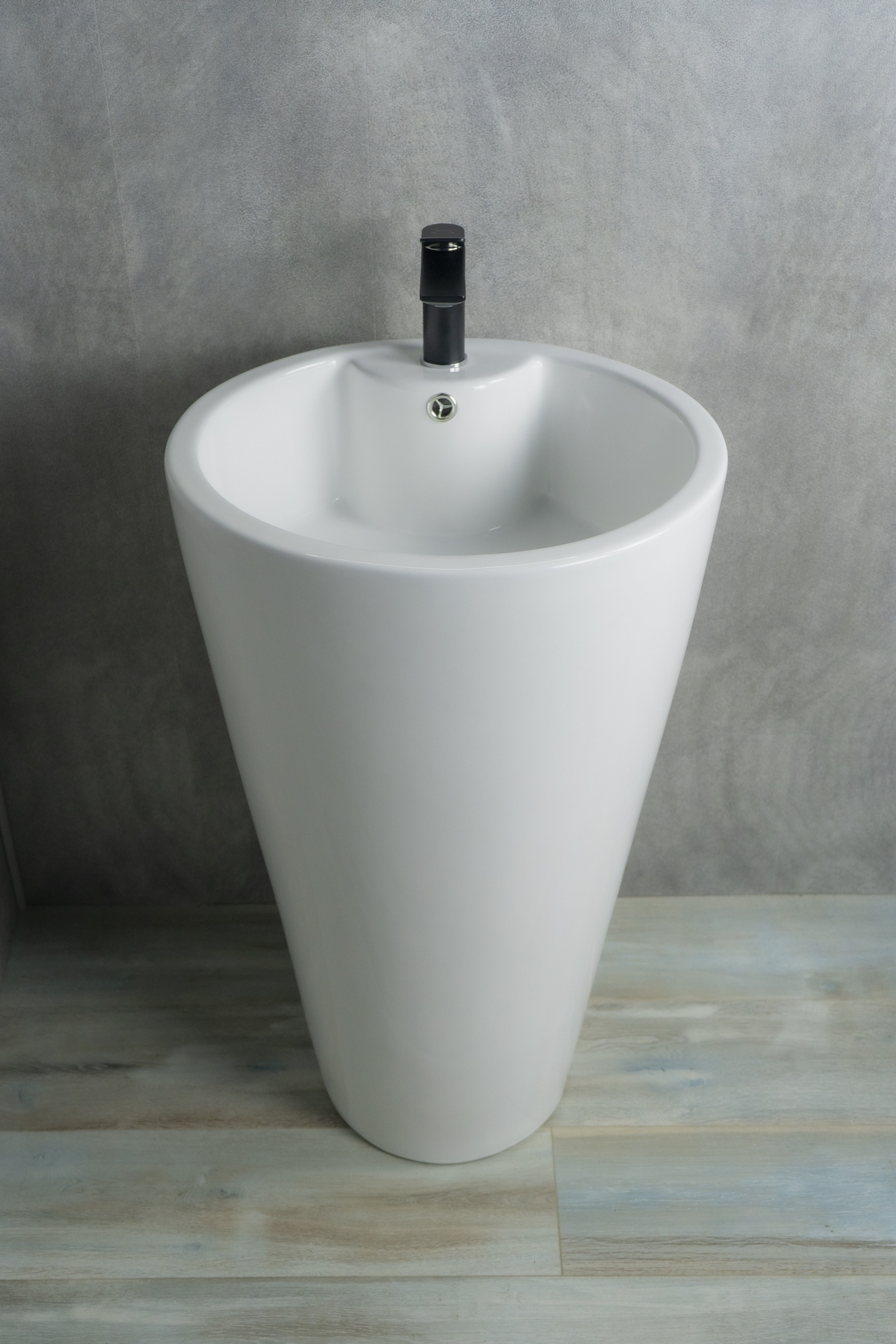 Раковина Gid Nb136 81105 накладная белая 50x53x80