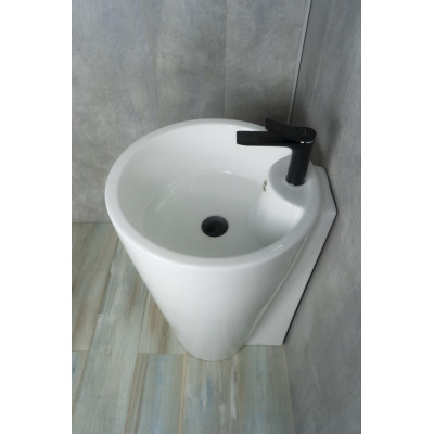 Раковина Gid Nb136 81105 накладная белая 50x53x80