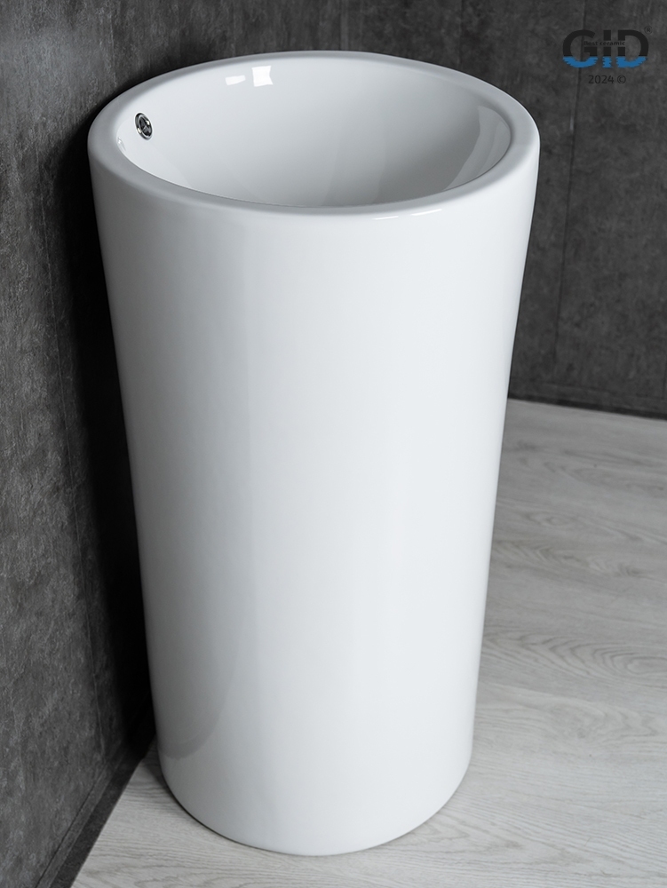 Раковина Gid Nb163 81107 накладная белая 46x46x85
