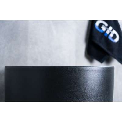 Раковина Gid Nb130bg 81110 накладная черная графит 40x40x85