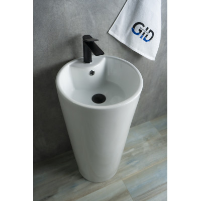 Раковина Gid Nb131 81112 напольная белая 40x40x84