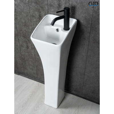 Раковина Gid M9012 81101 напольная белая 30x33x89