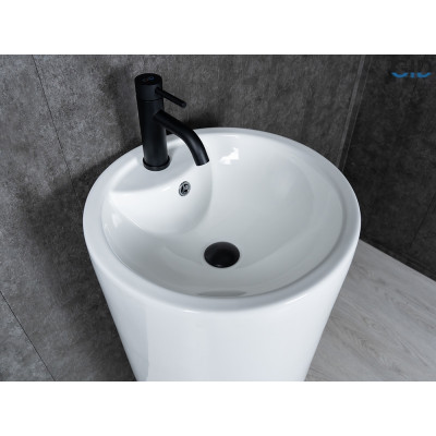 Раковина Gid Nb135 81102 накладная белая 46x46x86