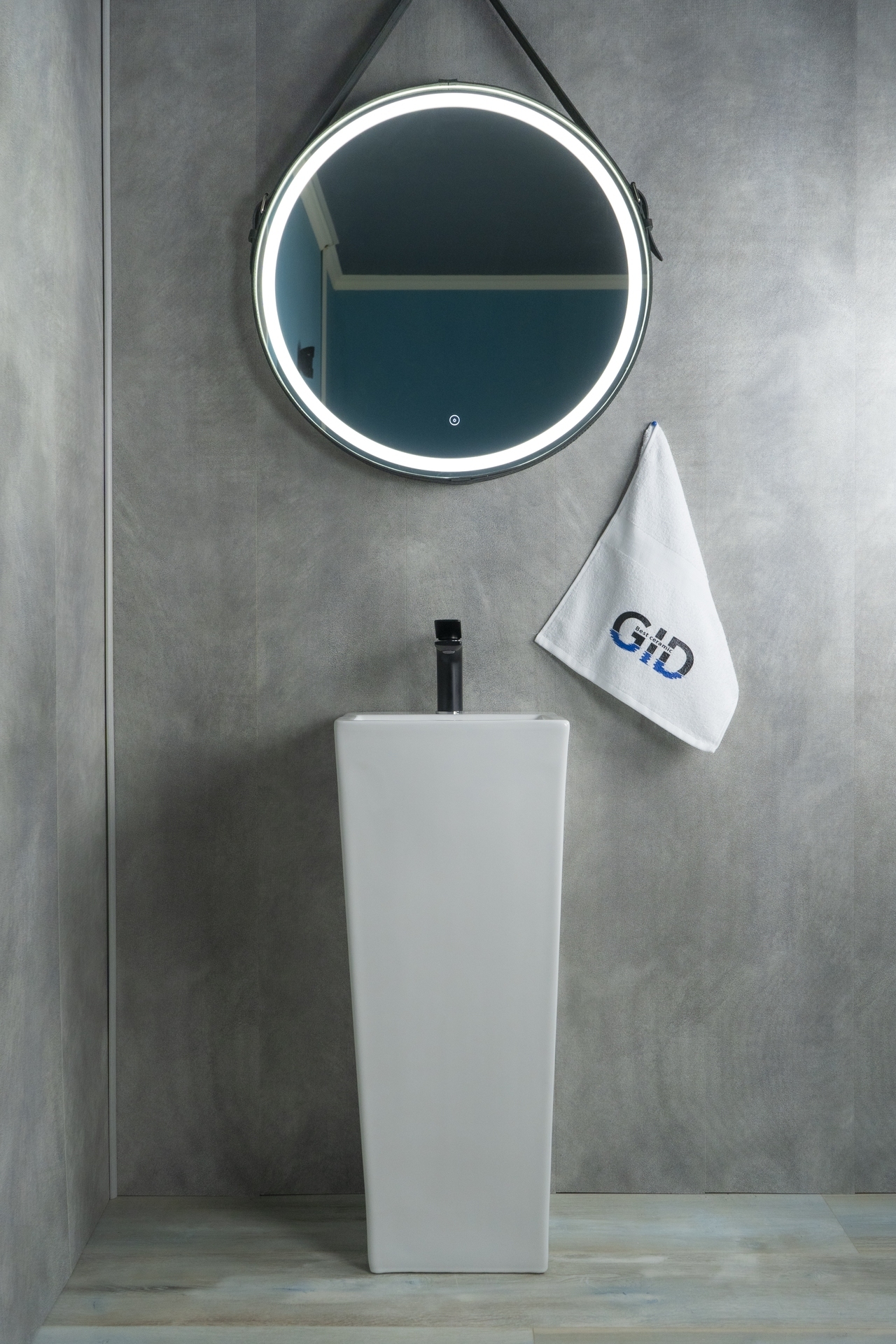 Раковина Gid Nb147 81104 напольная белая 34x33x85