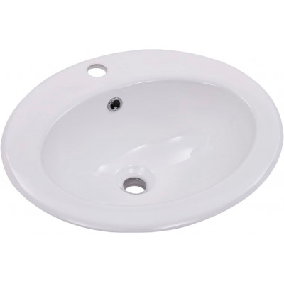 Раковина Gid 9413 71107 встраиваемая сверху белая 56x49x19