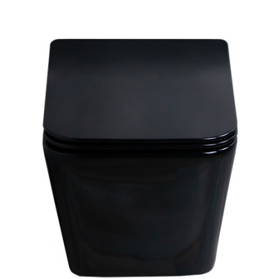 Унитаз подвесной Gid Tr2144BL 62224Y черная глянцевая 52x36x33.5