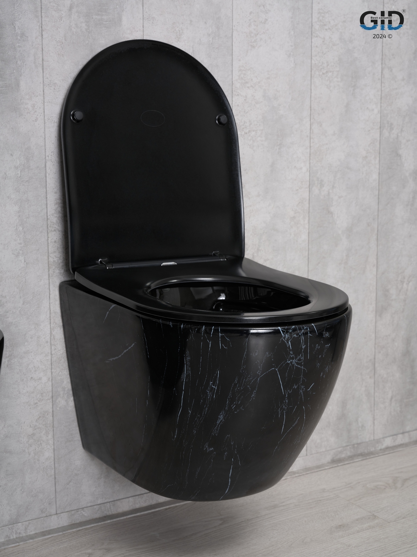 Унитаз подвесной Gid Bs2198 62227Y под камень глянцевый 49x36x35.5