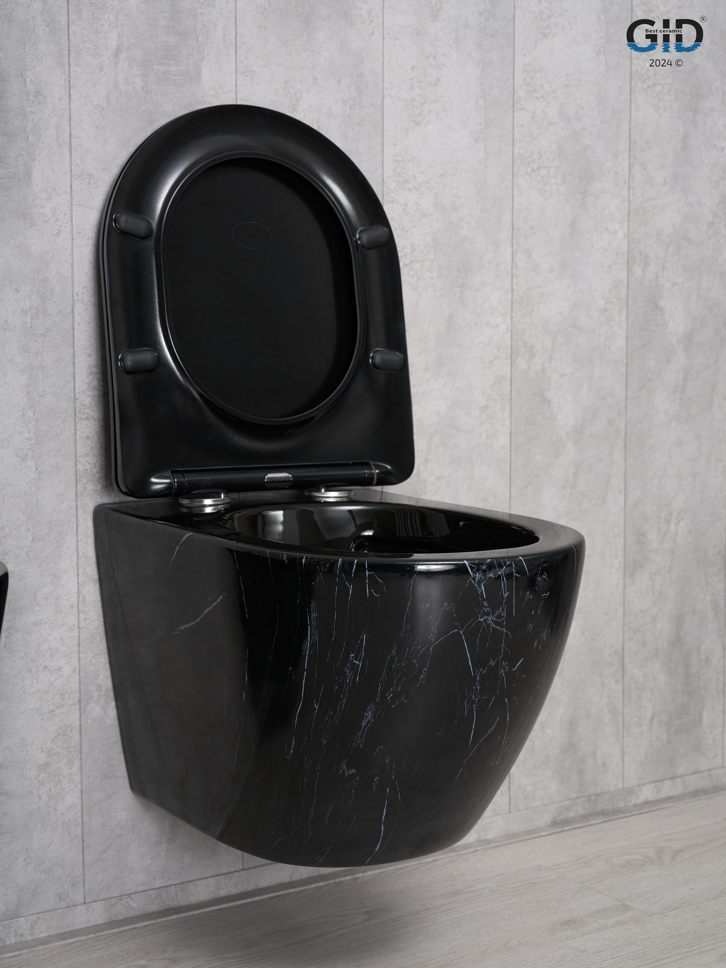 Унитаз подвесной Gid Bs2198 62227Y под камень глянцевый 49x36x35.5