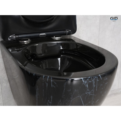 Унитаз подвесной Gid Bs2198 62227Y под камень глянцевый 49x36x35.5