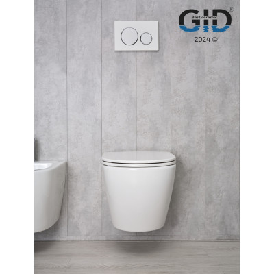 Унитаз подвесной Gid Tr2122 62234Y белый 51x36x36
