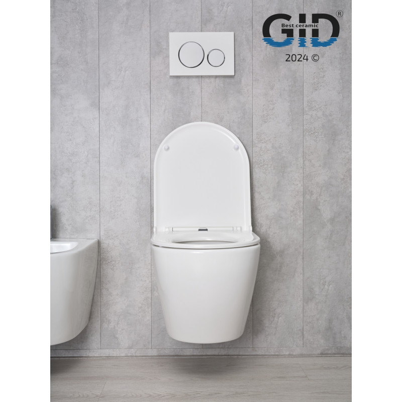 Унитаз подвесной Gid Tr2122 62234Y белый 51x36x36