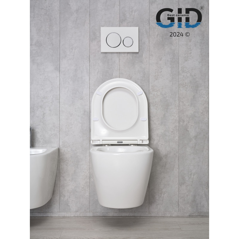Унитаз подвесной Gid Tr2122 62234Y белый 51x36x36