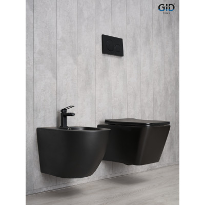 Унитаз подвесной Gid Tr2144Bm 62225Y черный матовый 52x36x33.5