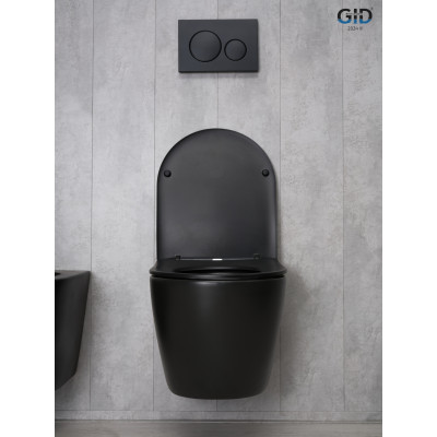 Унитаз подвесной Gid Bm2198 62226Y черный матовый 49x36x35.5