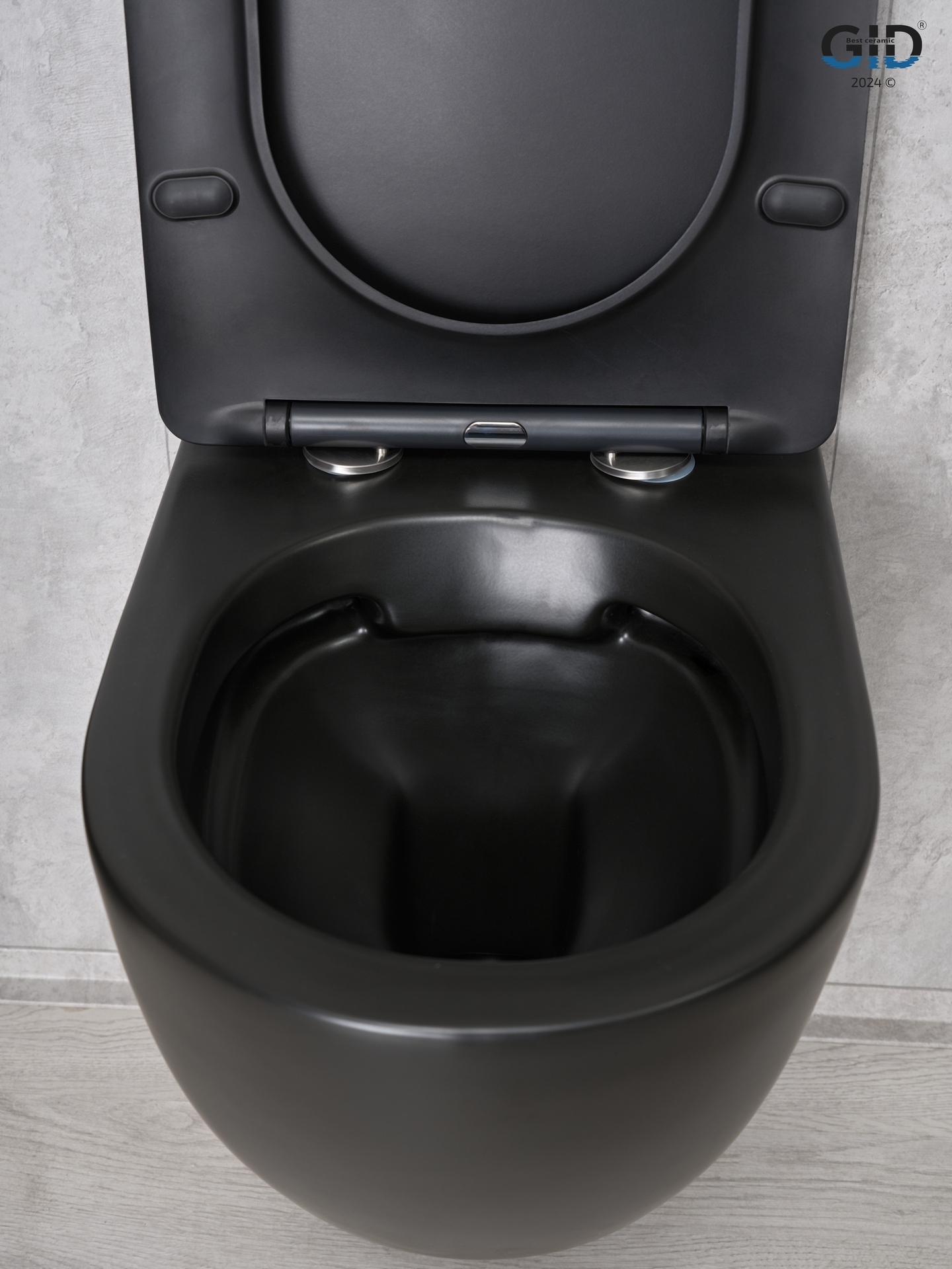 Унитаз подвесной Gid Bm2198 62226Y черный матовый 49x36x35.5
