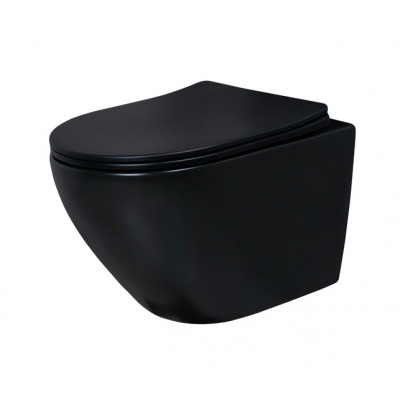 Унитаз подвесной Gid Bm2198 62226Y черный матовый 49x36x35.5