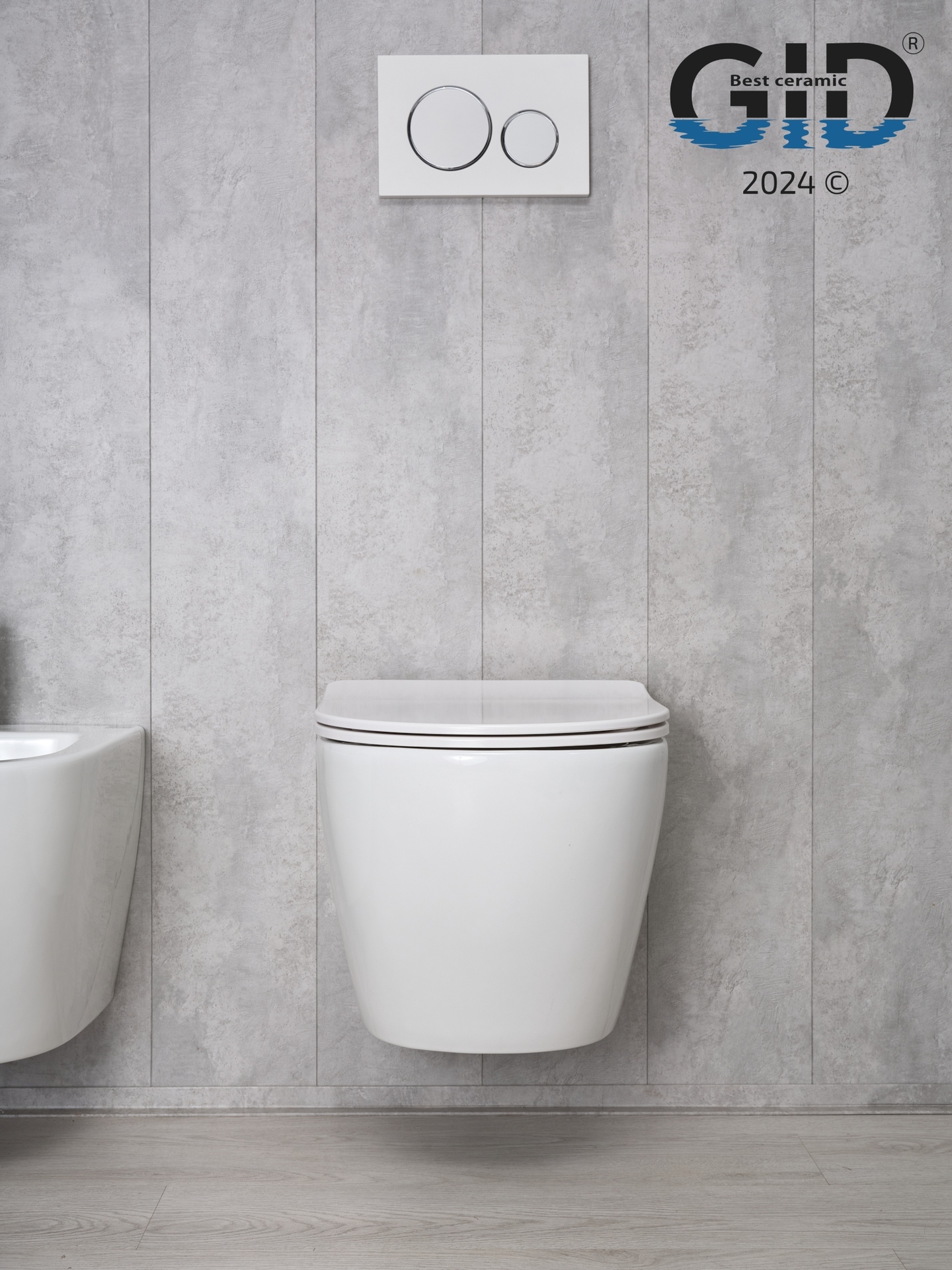 Унитаз подвесной Gid Tr2198 61107Y белый 49x36x35.5