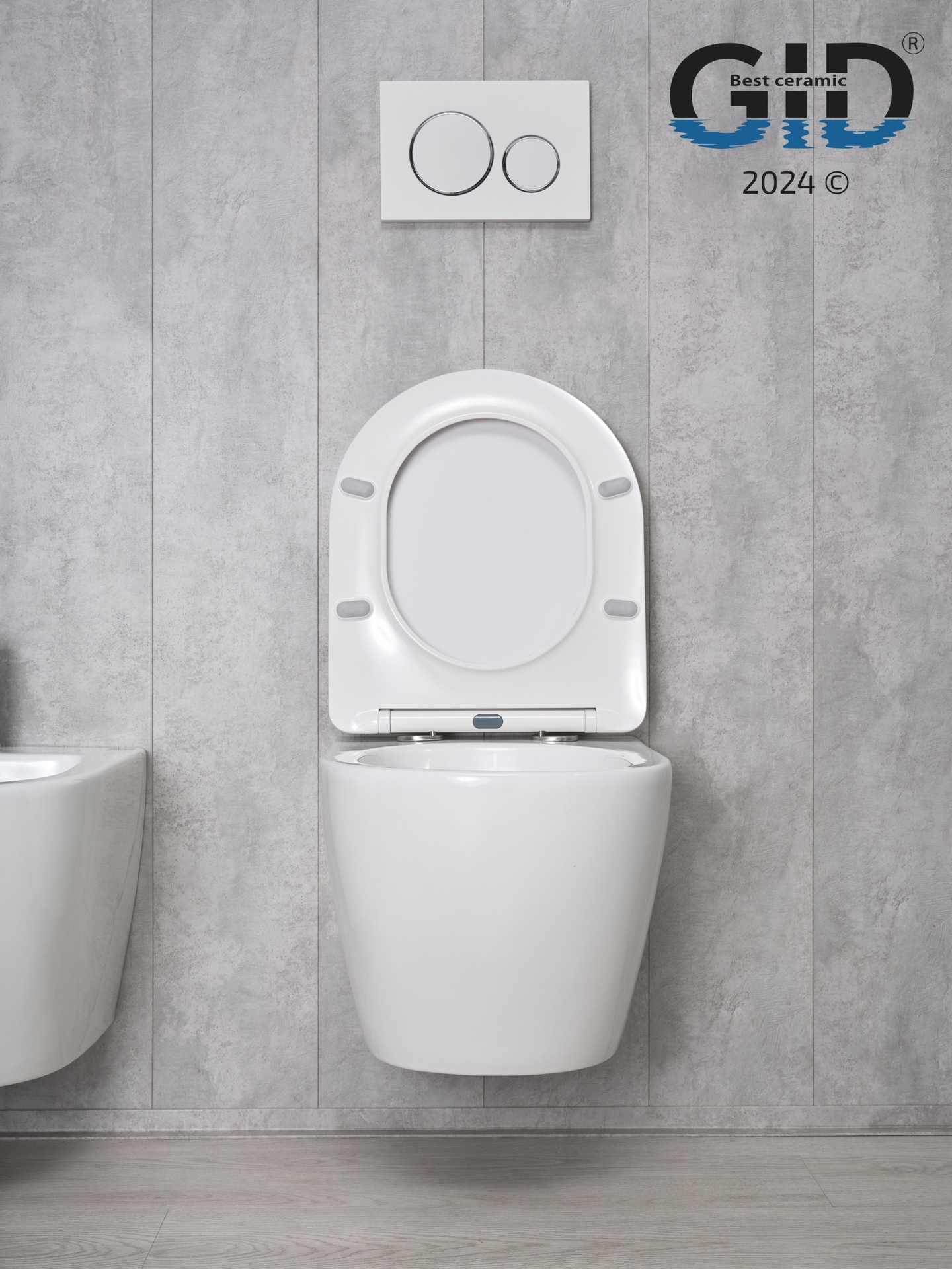 Унитаз подвесной Gid Tr2198 61107Y белый 49x36x35.5