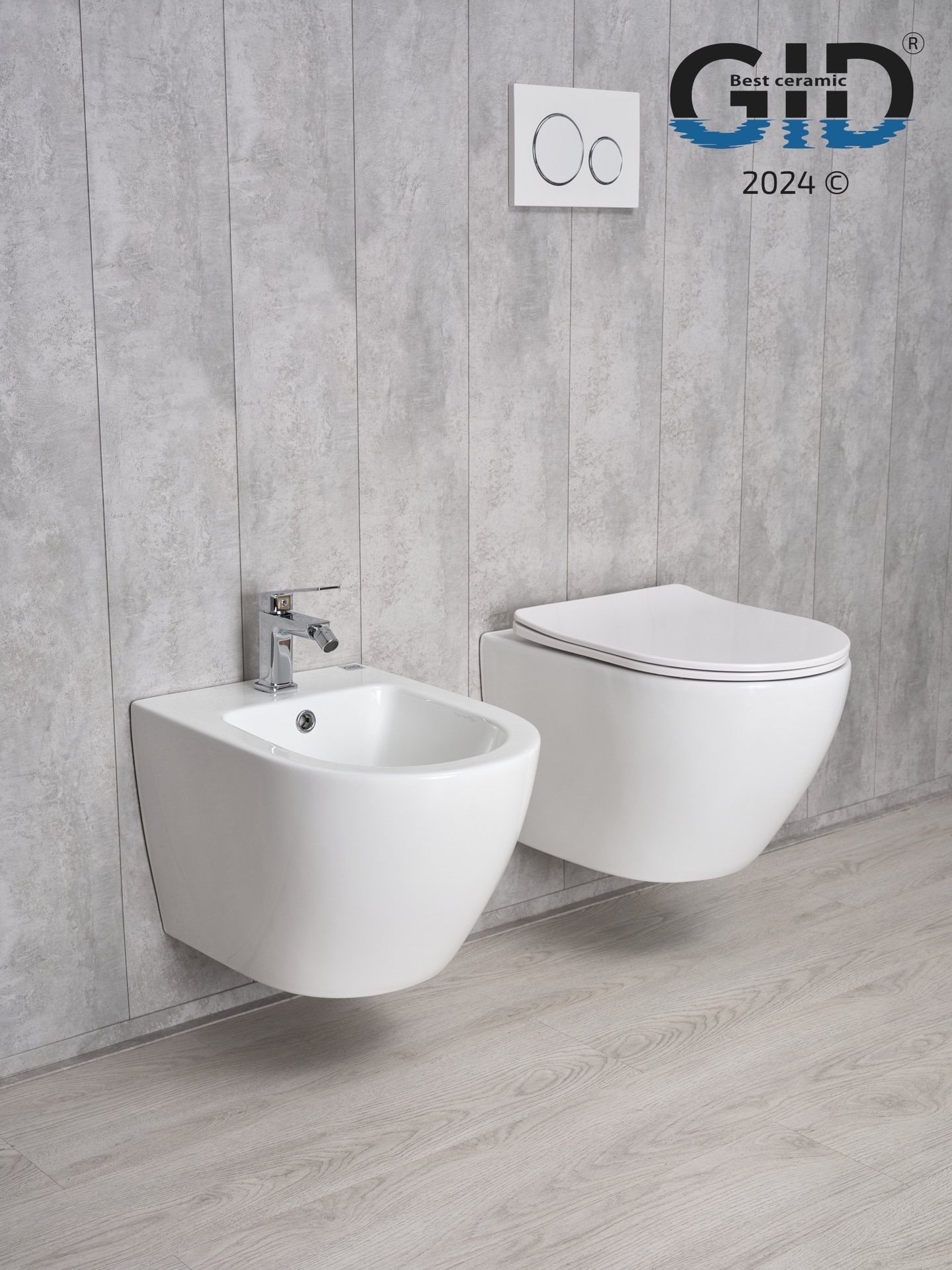 Унитаз подвесной Gid Tr2198 61107Y белый 49x36x35.5