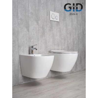 Унитаз подвесной Gid Tr2198 61107Y белый 49x36x35.5