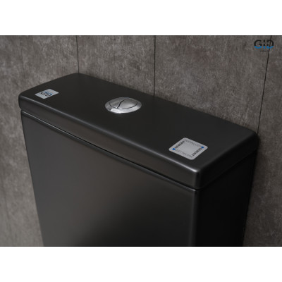 Унитаз напольный Gid Tn2188Bm 62250Y черный матовый 62.5x38.5x84