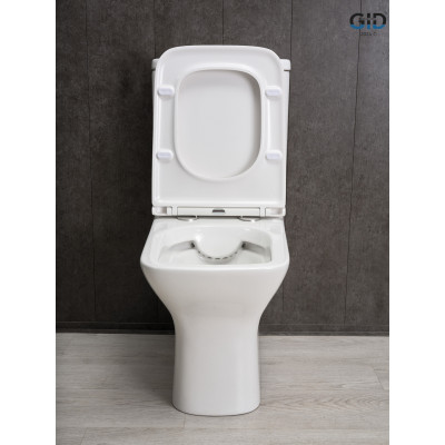 Унитаз напольный Gid Tn2125 62245Y белый 64.5x37x83