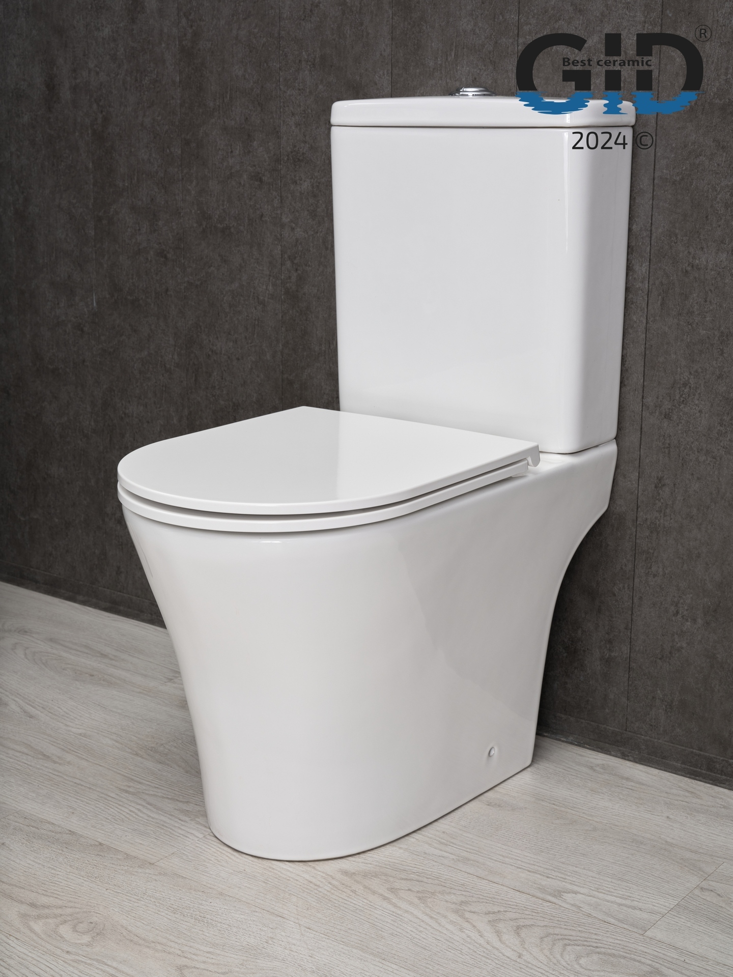 Унитаз напольный Gid Tn2124 62244Y белый 60.5x36x82.5