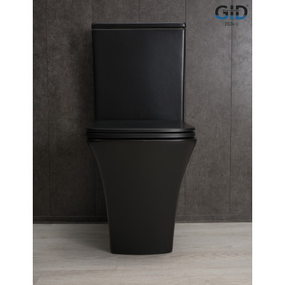 Унитаз напольный Gid Tn2184Bm 62252Y черный матовый 62.5x37x83
