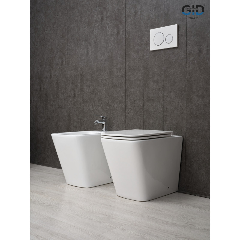 Унитаз приставной Gid TRS-264 62240Y белый 56x34.5x40