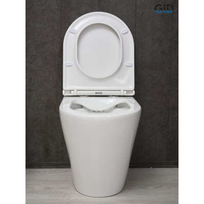 Унитаз приставной Gid TRS-263 62211Y белый 52x36x41