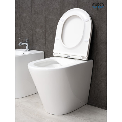 Унитаз приставной Gid TRS-263 62211Y белый 52x36x41