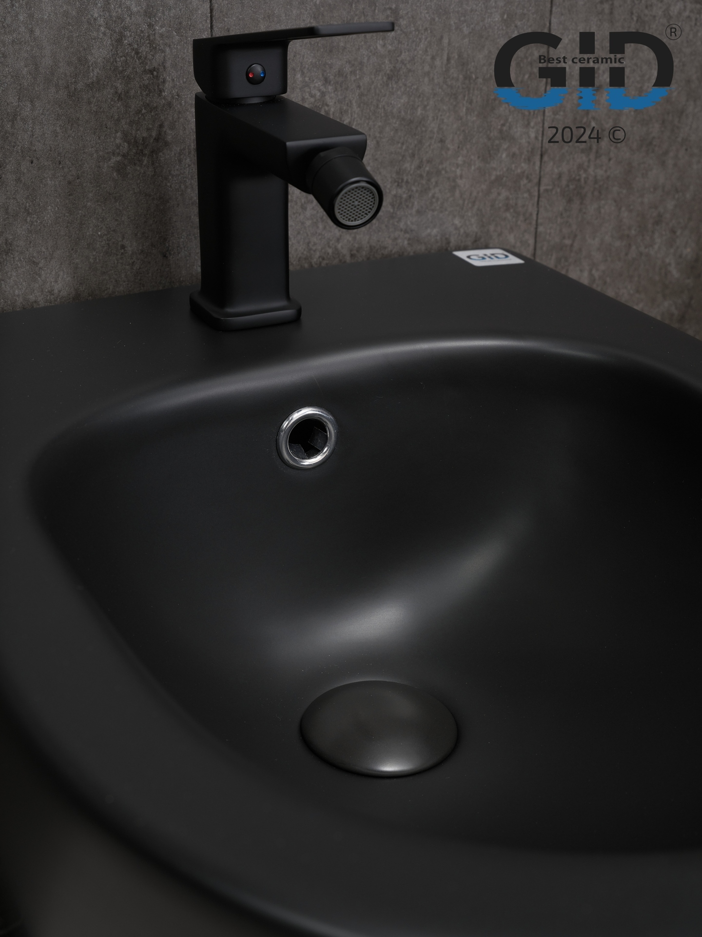 Биде напольное Gid BDN-30BM 21105 черный матовый 51.5x36.5x43
