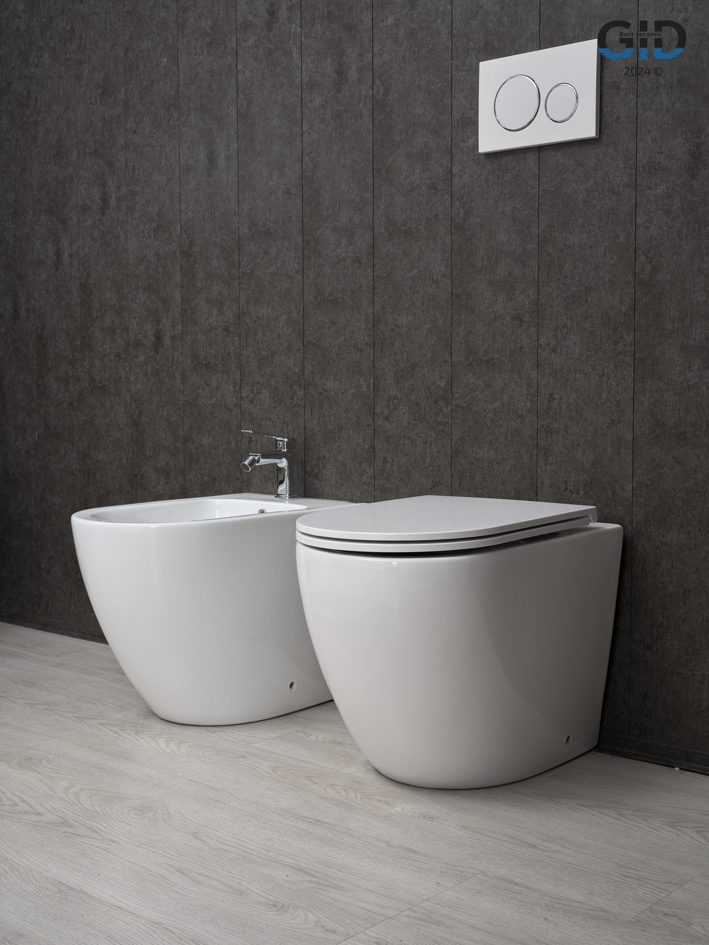 Биде напольное Gid BDN-36 21106 белый 56x36.5x42