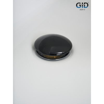Донный клапан Gid без перелива Bl100 72201K черный глянцевый 7x7x10