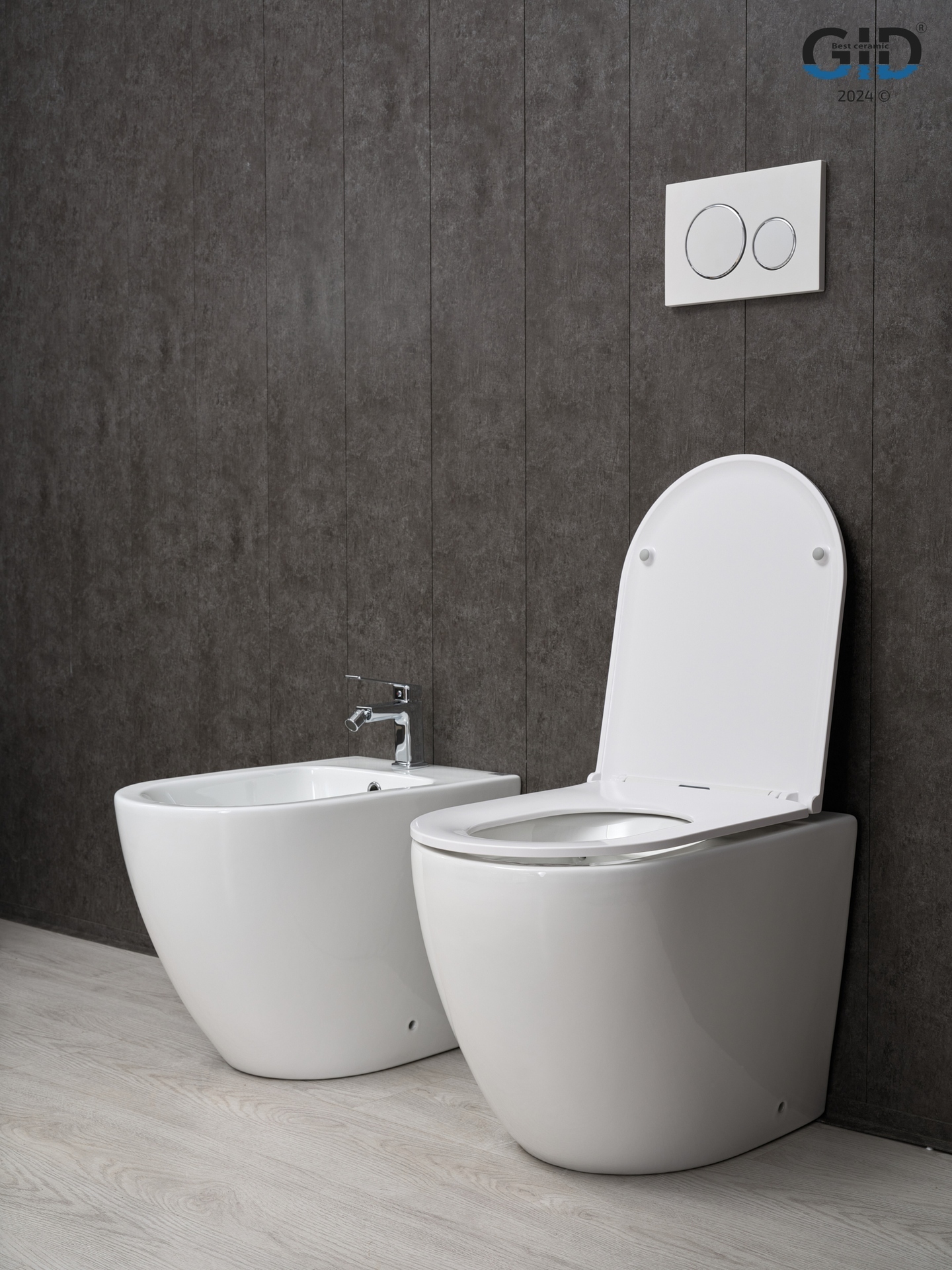 Биде напольное Gid BDN-36 21106 белый 56x36.5x42