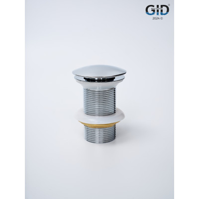 Донный клапан Gid без перелива Ch100 73302K хром 7x7x10