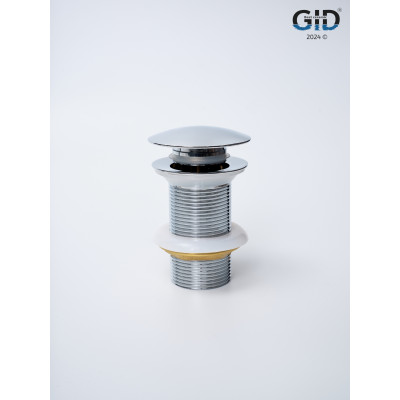 Донный клапан Gid без перелива Ch100 73302K хром 7x7x10