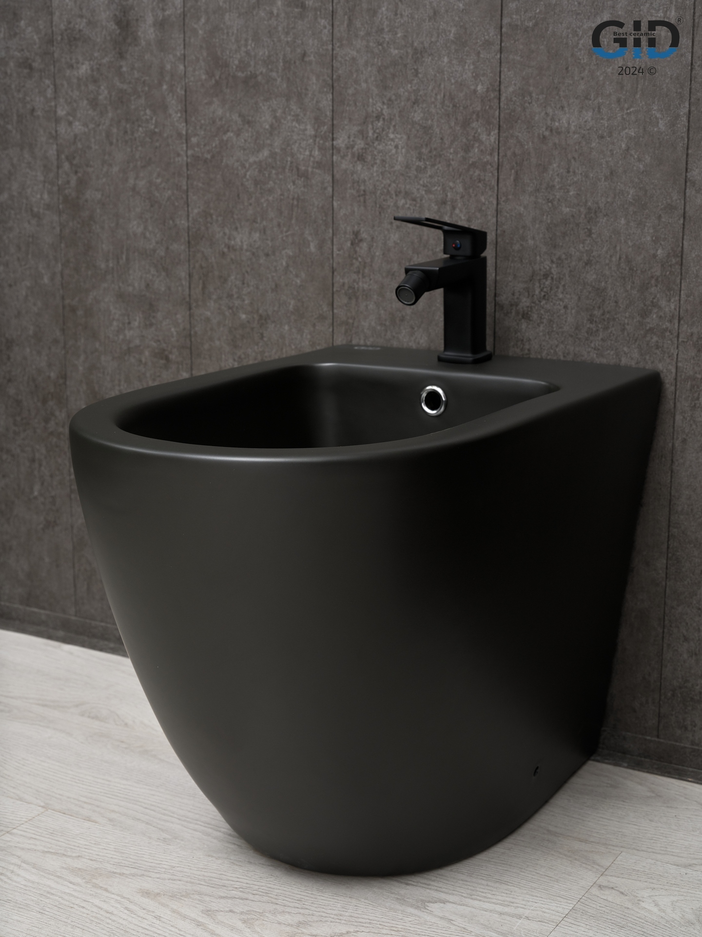 Биде напольное Gid BDN-36BM 21107 черный матовый 56x36.5x42