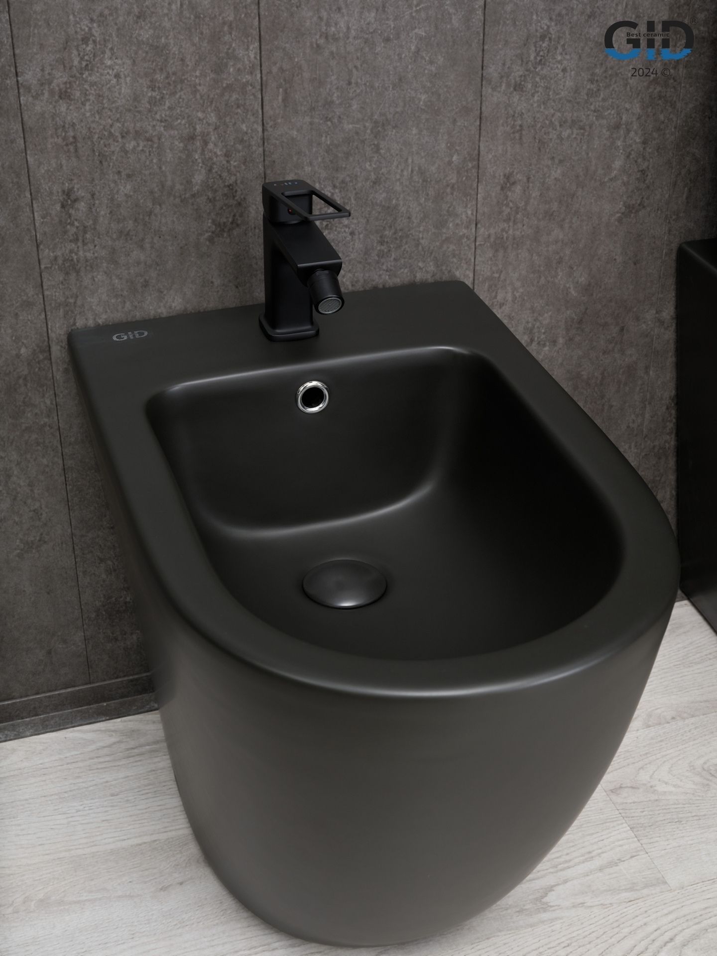 Биде напольное Gid BDN-36BM 21107 черный матовый 56x36.5x42