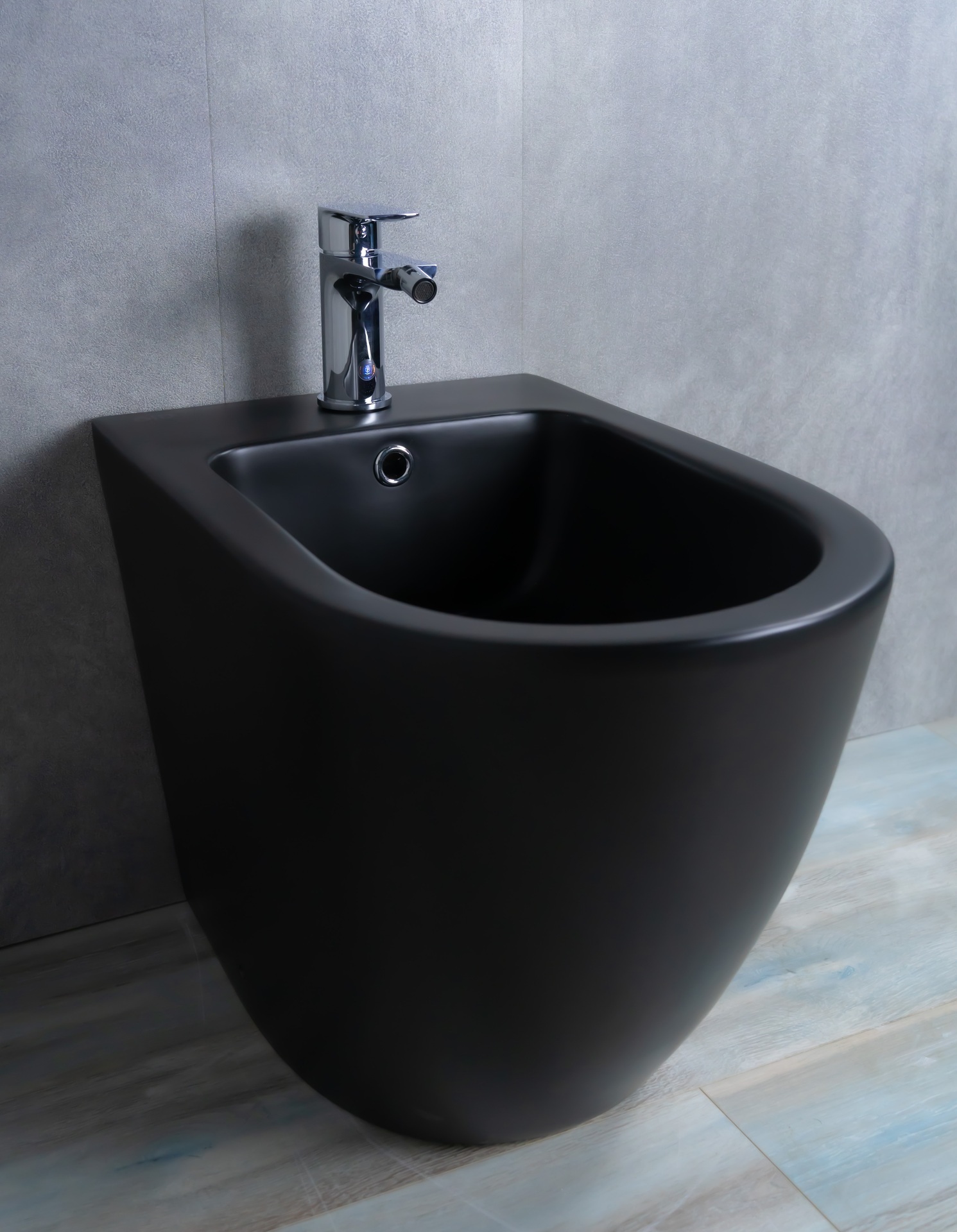 Биде напольное Gid BDN-36BM 21107 черный матовый 56x36.5x42