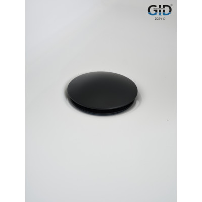Донный клапан Gid без перелива G-55BM 76602K черный матовый 7x7x10