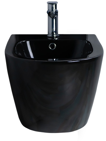Биде подвесное Gid BDP-96BL 21102 черная глянцевая 48x37x32.5