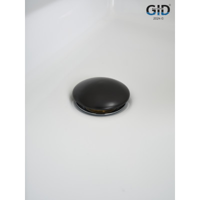 Донный клапан Gid без перелива Blm100 74402K черный матовый 7x7x10