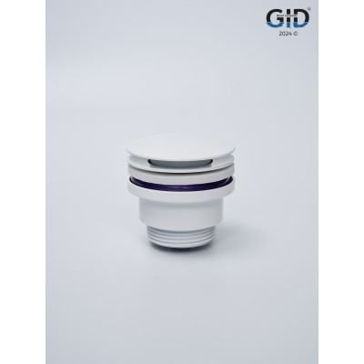 Донный клапан Gid универсальный G-60W 76606K белый 7x7x10